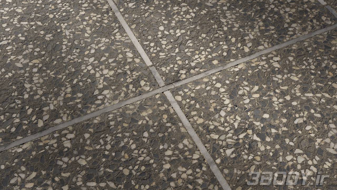 متریال سنگ موزاییک Stone Floor عکس 1